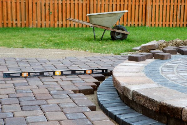Patio Brick Installation in Middletown