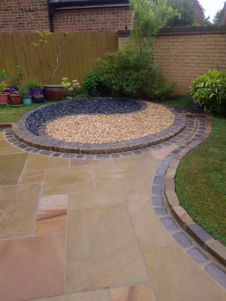 Sandstone Patio Installation in Middletown
